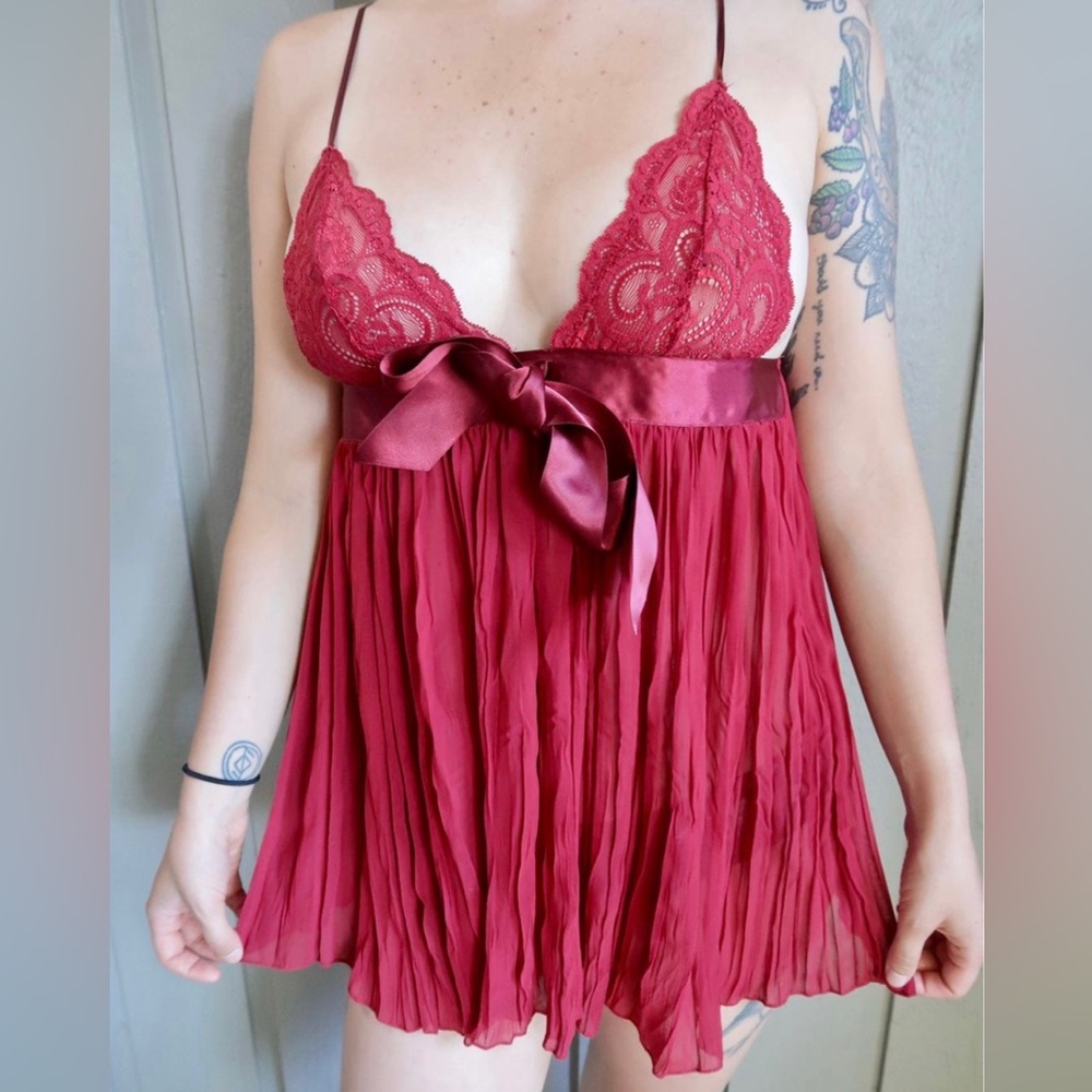 Red Victoria's Secret Lingerie Dress